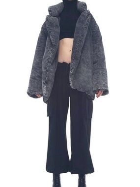Norma Kamali Sleeping Bag Car Coat (NWT) (comes with Belt)